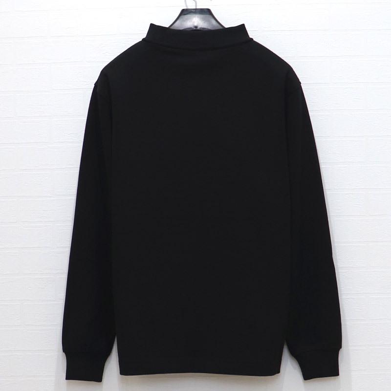 alexanderwang LONG SLEEVE TEE WITH WIDE NECK AND REPEAT LOGO 