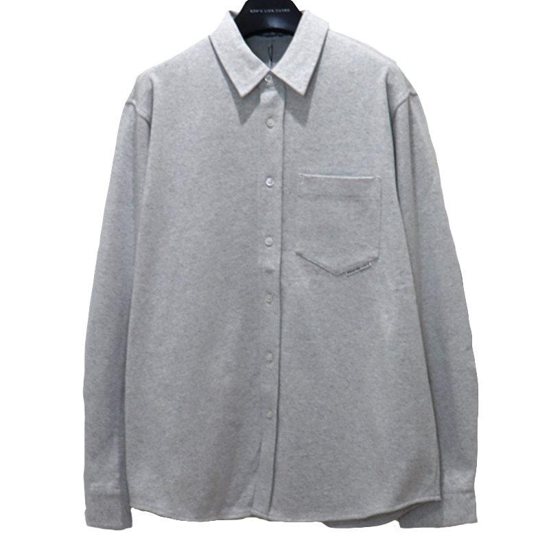 alexanderwang OVERSIZED SHIRT アレキサンダーワン トップス オーバーサイズ コットン 長袖 シャツ S グレー 541-50950001