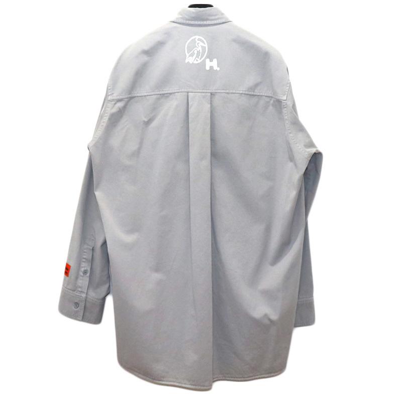 HERON PRESTON GARMENT DYED HERONSPRAY SHIRT ヘロンプレストン 
