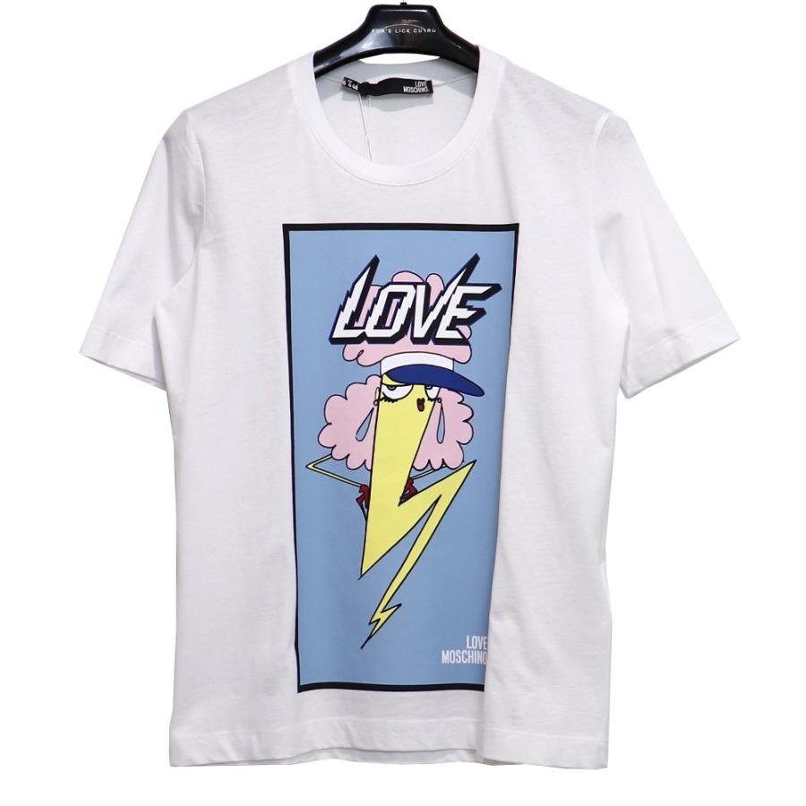 ss Love Moschino Lmo キャラクターロゴ Tee ラブモスキーノ 春夏 レディース トップス キャラクター プリント ロゴ 半袖 Tシャツ カットソー 40 L W Class 通販 Paypayモール