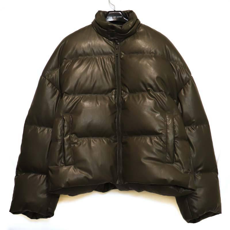 A.A.Spectrum Faux-Leather Down Jacket エーエースペクトラム メンズ 