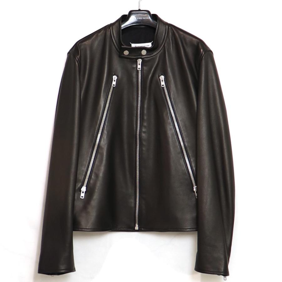 ss Maison Margiela 5zip Riders メゾンマルジェラ メンズ アウター 羊革 レザー ジップ シングル ライダース ジャケット ハの字 八の字 48 L W Class 通販 Paypayモール