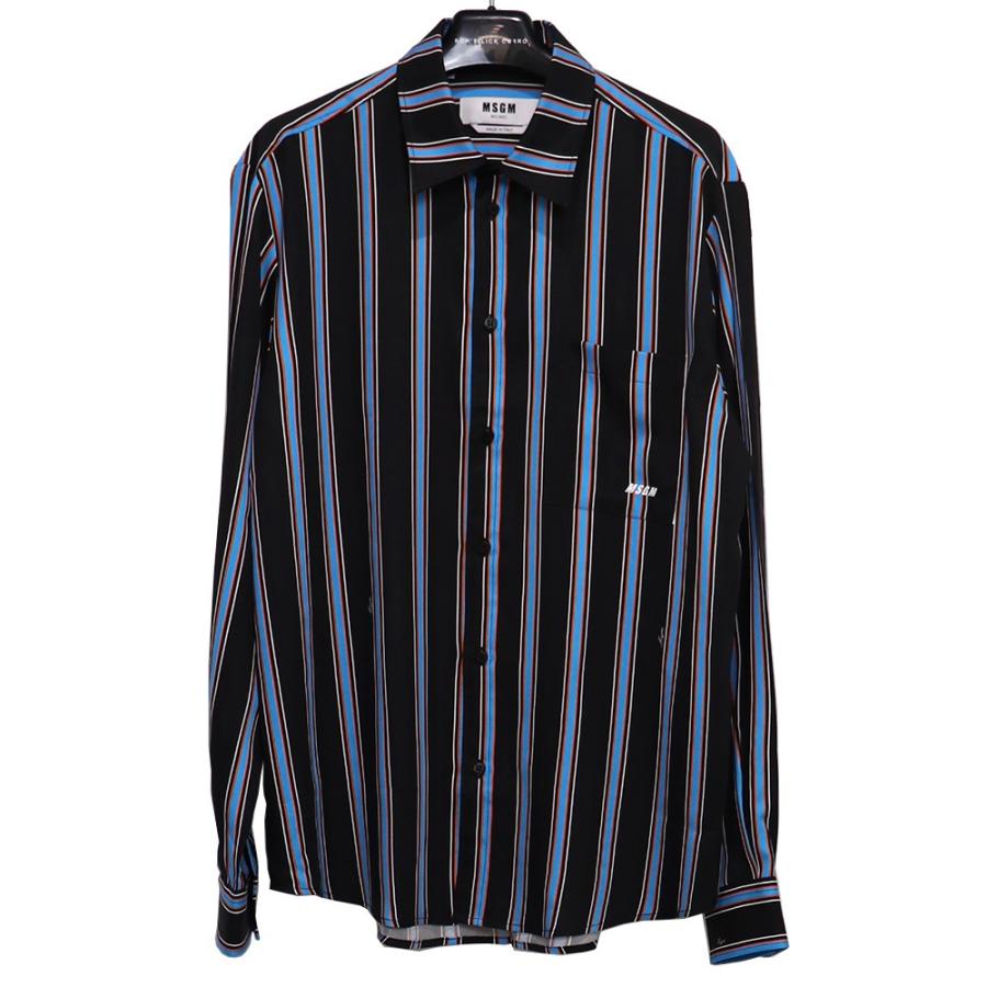MSGM MS STRIPE L/S SHIRT エムエスジーエム 春夏 メンズ トップス  