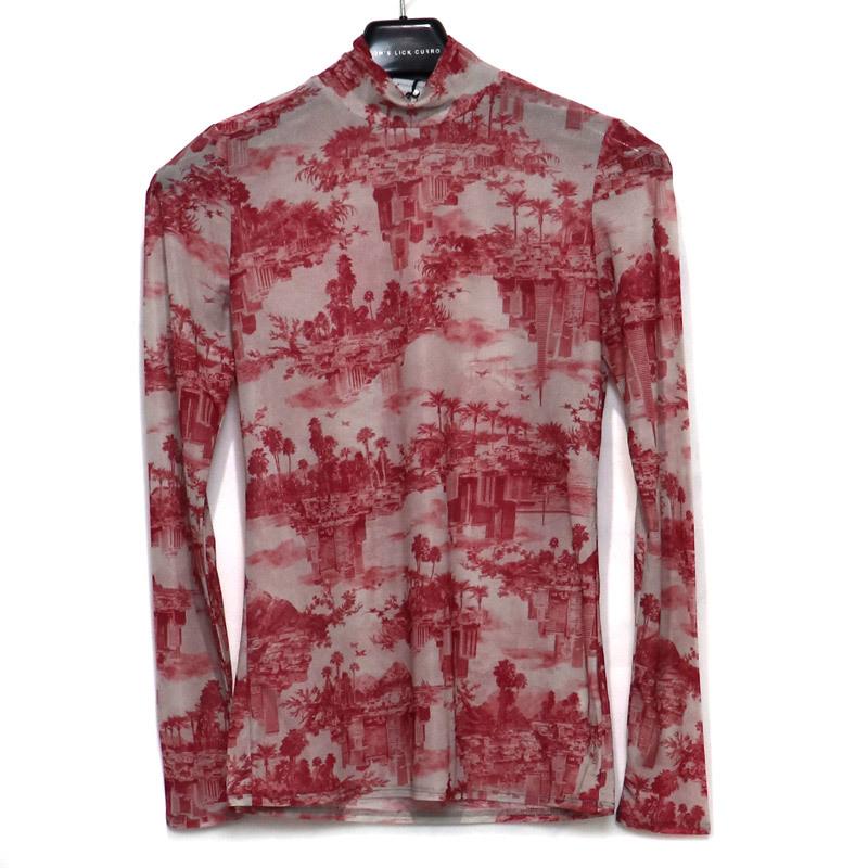 beautiful people forest wallpaper jersey high neck top ビューティフルピープル レディース  トップス ハイネック シアー トップス 36 レッド :1-185-2112-103-05-1:W-CLASS - 通販 - Yahoo!ショッピング