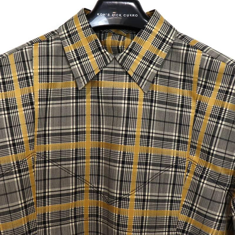 beautiful people dobby glen check tuck blouse ビューティフル 
