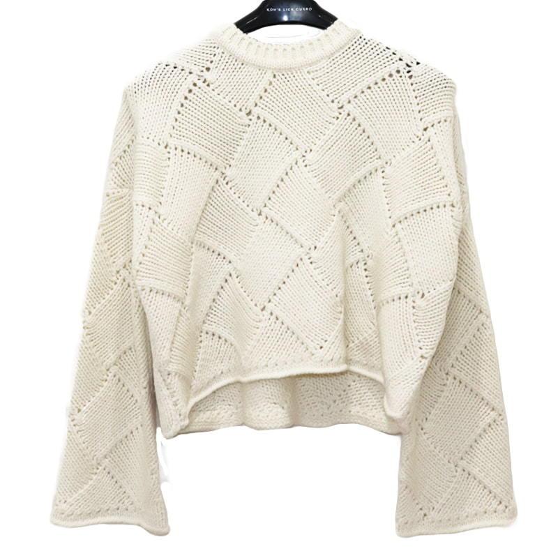 J.W.Anderson JW ANDERSON CROPPED OVERSIZE CREWNECK ジェイ 