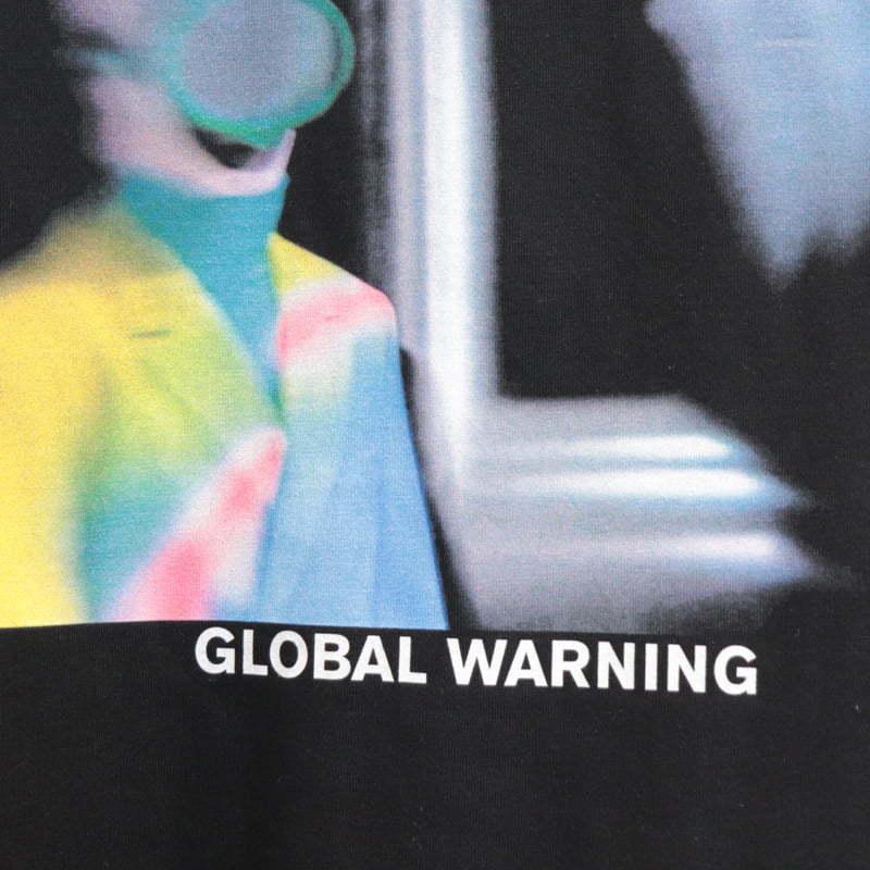 22SS BOTTER TSHIRT CLASSIC GLOBAL WARNING DIVE MASK ボッター トップス Tシャツ カットソー グローバル ワーニング ダイブ マスク M L ブラック｜w-class｜03