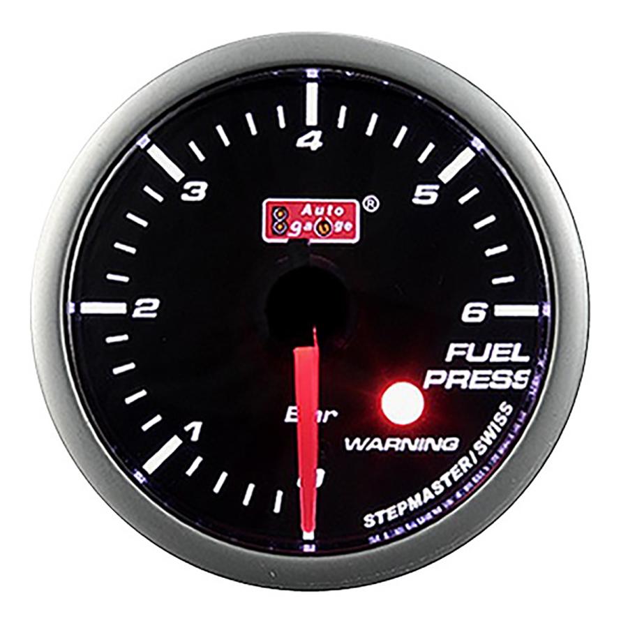 Autogauge オートゲージ Smシリーズ 黒 燃圧計 メーター径52mm スイス製ステップモーター スモークフェイス 追加メーター 後付け 車 ホワイトled W Class 通販 Paypayモール
