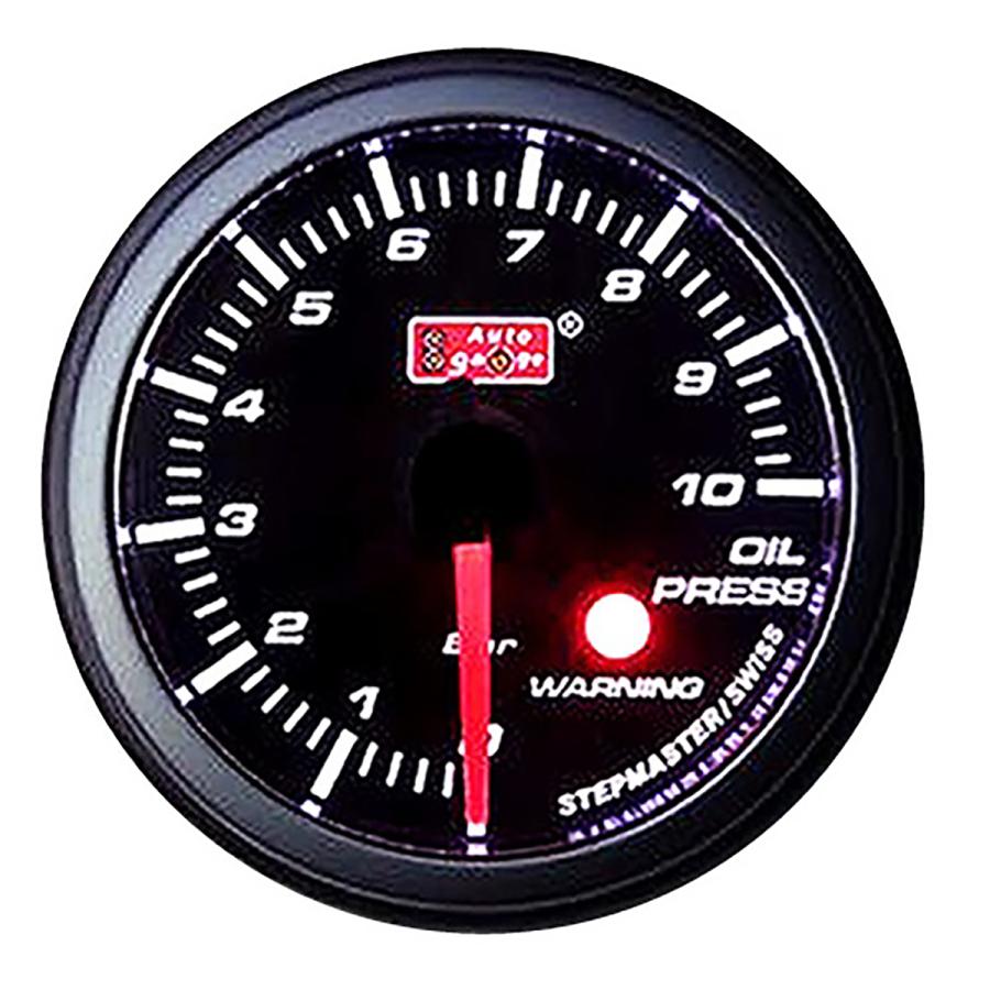 Autogauge オートゲージ Smシリーズ 黒 油圧計 メーター径52mm スイス製ステップモーター 追加メーター 後付け 車 ホワイトled W Class 通販 Paypayモール