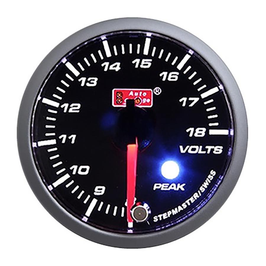 Autogauge オートゲージ Pkシリーズ 電圧計 メーター径60mm スイス製ステップモーター スモークフェイス 追加メーター 後付け 車 Led2色切替機能 W Class 通販 Paypayモール