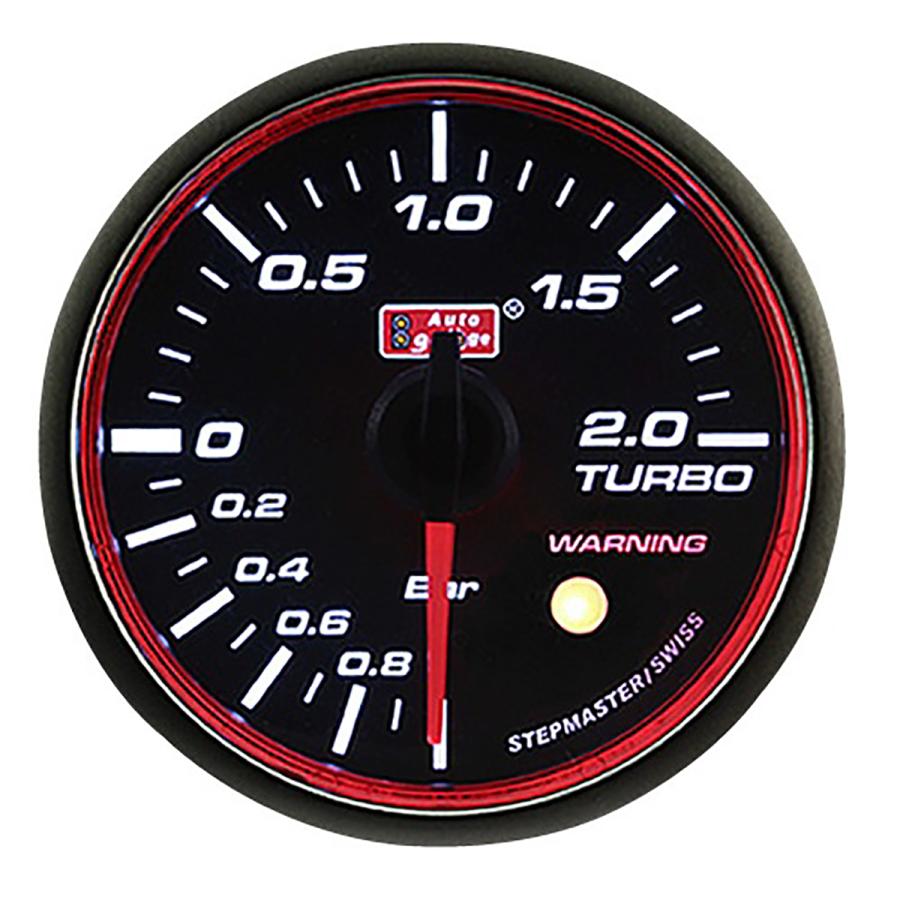 Autogauge オートゲージ Rsmシリーズ ブースト計 メーター径60mm スイス製ステップモーター スモークフェイス 追加