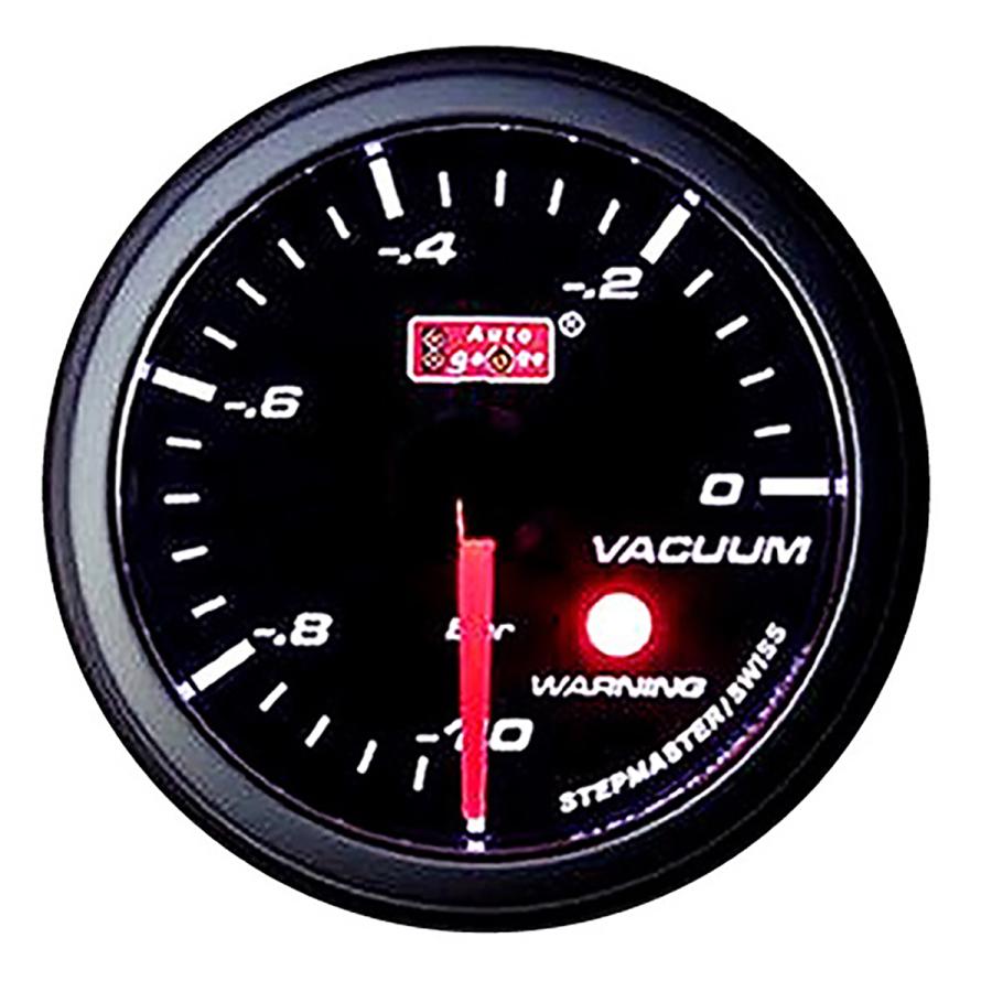 Autogauge オートゲージ Smシリーズ 黒 バキューム計 メーター径60mm スイス製ステップモーター スモークフェイス 追加メーター 後付け 車 ホワイトled W Class 通販 Paypayモール