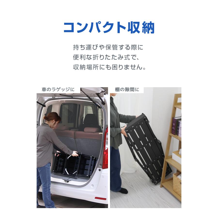 洗車台 脚立 幅100cm 耐荷重150kg 軽量 アルミ踏み台 折りたたみ式 持ち手付き 足場台 作業台 ステップ台 車用 はしご 持ち運び便利 | WEIMALL | 13