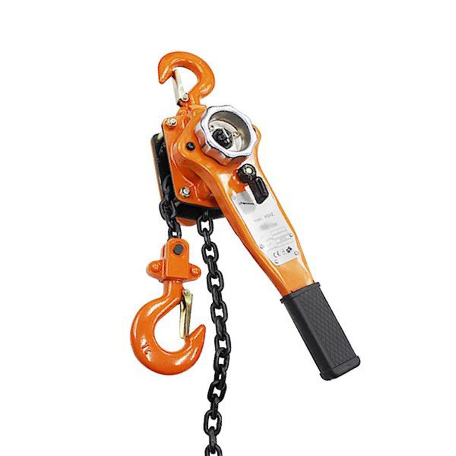 レバーホイスト 1.0ton チェーンブロック ガッチャ 荷締め機 牽引機 【高知インター店】