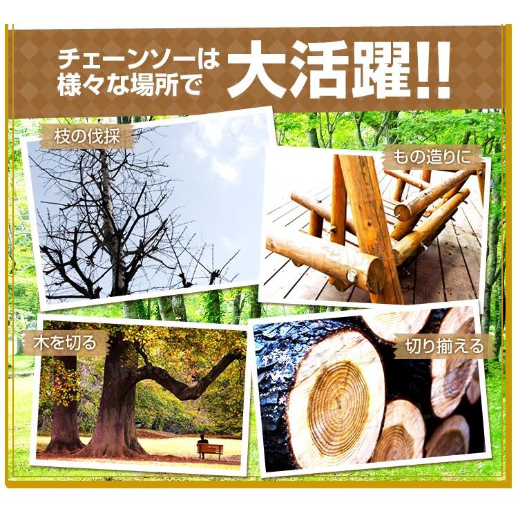 チェーンソー 小型 エンジン ガイドバー 20インチ 50cm 51.2cc 軽量 コンパクト WEIMALL | WEIMALL | 03