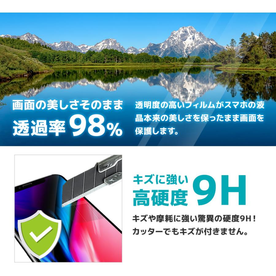 iPhone 強化保護フィルム ガラスフィルム iPhoneX XS 11 11PRO XR 11PROMAX XSMAX 硬度9H 電解メッキ加工 ガラス液晶 ハードコート 指紋防止 WEIMALL｜w-class｜04