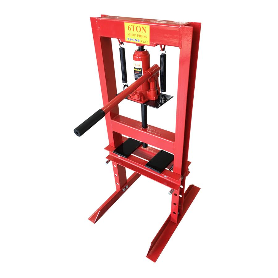 油圧プレス 6トン メーター無 門型 油圧プレス機 6t 赤 レッド 油圧プレス 6トン メーター無 門型 油圧プレス機 6t 赤 レッド