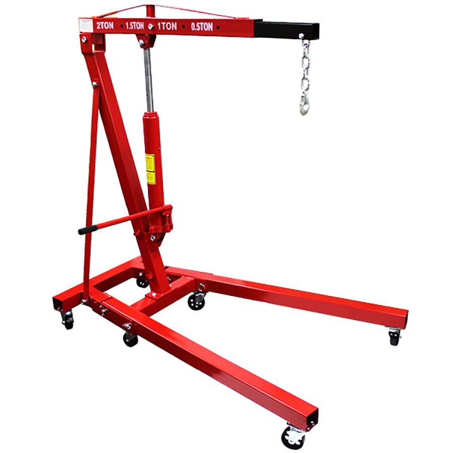 エンジンクレーン 2t 2トン 手動 油圧式 折畳式 最大吊り下げ能力2トン  