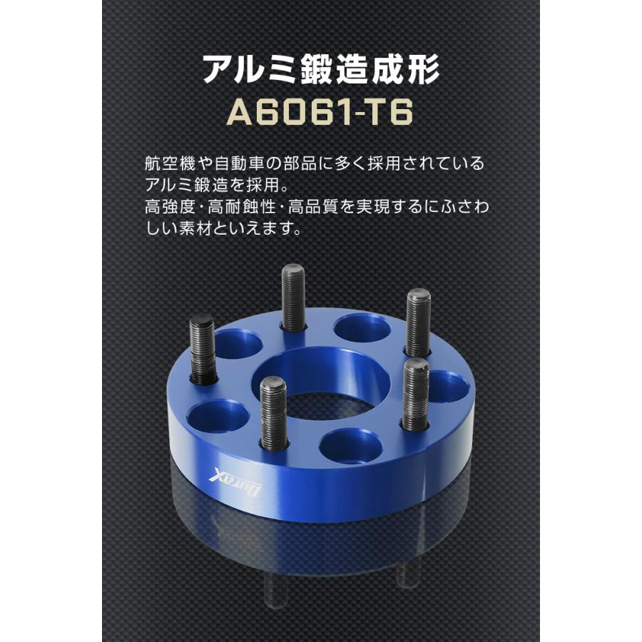 Durax ワイドトレッドスペーサー ワイトレ スペーサー 30mm  ブラック 黒 114.3-5H-P1.5 5穴 (トヨタ 三菱 ホンダ マツダ いすゞ ダイハツ) 2枚セット | Durax | 04