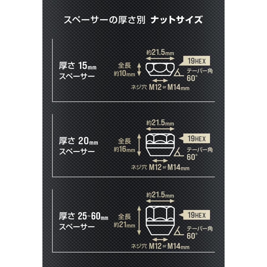 Durax ワイドトレッドスペーサー ワイトレ スペーサー ホイールスペーサー厚さ 40mm  2枚セット ワイトレ ツライチ仕様に 選べる2色 シルバー 銀 ブラック 黒 | Durax | 09