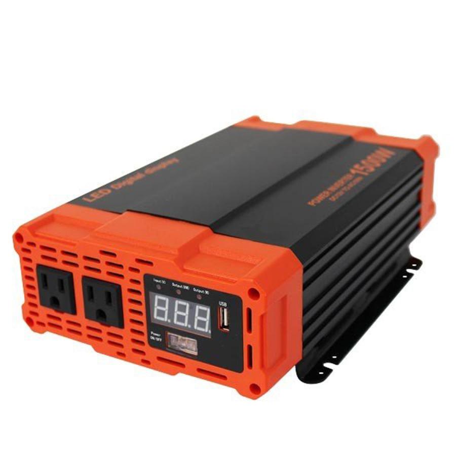 お歳暮 インバーター バッテリー ポータブル電源 防災 非常用電源 車中泊 アウトドア 1500w Dc24v Ac100v 疑似正弦波 矩形波 Usbポート付 トラック 格安人気 Wolbergstudio Com