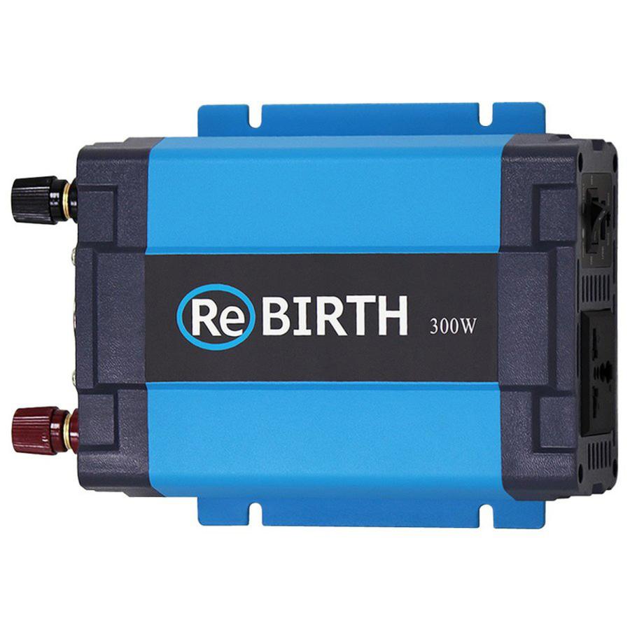 正弦波インバーター バッテリー ポータブル電源 防災 非常用電源 車中泊 アウトドア 12v 定格300W DC12V / AC100V USBポート付 WEIMALL | WEIMALL