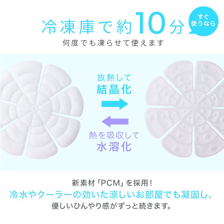 帽子用保冷剤 シート 帽子用 ヘッド ひんやりグッズ アイス 氷嚢 接触冷感 熱中症対策 暑さ対策 冷却シート 冷却パッド 頭冷やす | WEIMALL | 10
