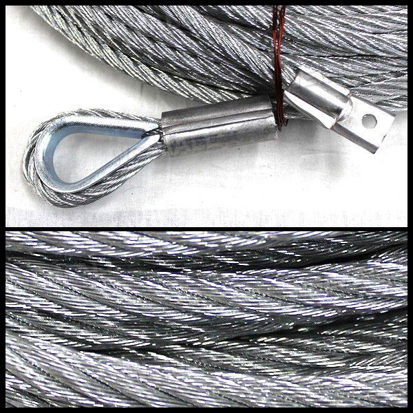 電動ウインチ 交換用ワイヤー 10000〜12000LBS 4536〜5443kg Φ9.3mm 28M 電動ウィンチ WEIMALL | WEIMALL | 01