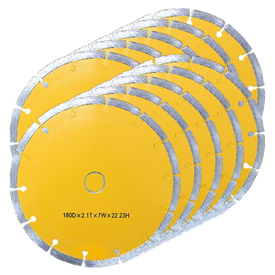 WEIMALL ダイヤモンドカッター 180mm セグメント 乾式 WEIMALL ダイヤモンドカッター 180mm セグメント 乾式