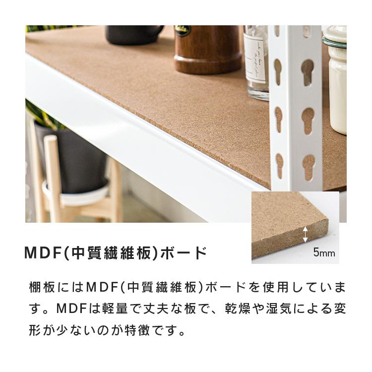 オープンシェルフ ウッドラック 組み換え自由 5段 収納ラック スチールラック 幅80 耐荷重175kg ブラック アイアンラック マルチシェルフ WEIMALL | WEIMALL | 15