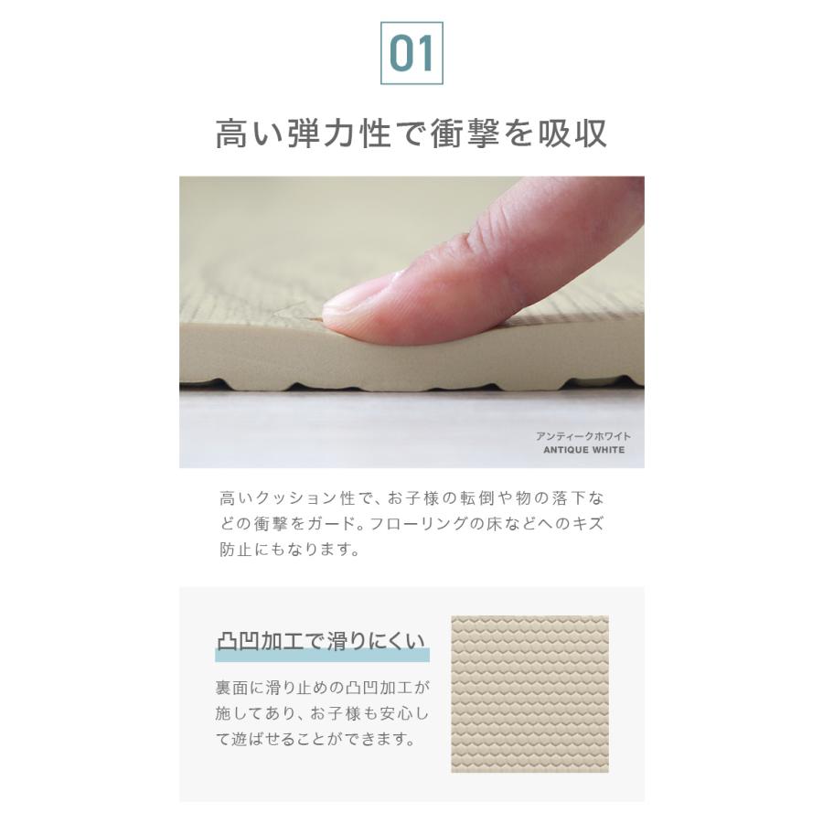 ジョイントマット 全7色 木目調 大判 60cm 16枚 約3畳 ベビー マット 防音 騒音 吸収 厚さ1cm 赤ちゃん クッションマット 防音力ΔLL-4等級(1級防音) WEIMALL | WEIMALL | 13