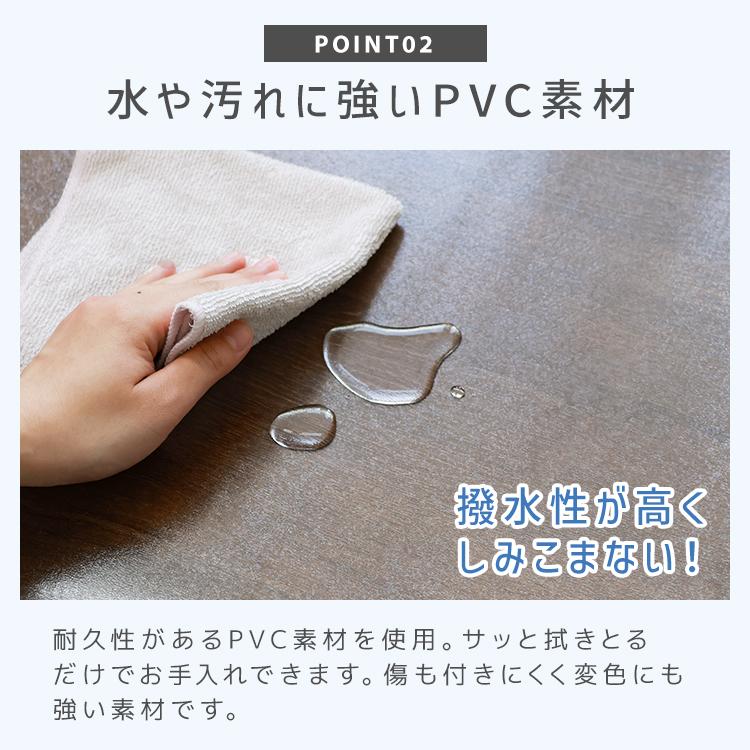 冷蔵庫マット クリアマット 冷蔵庫用 70×13cm 2枚 厚さ2mm PVC スリム 透明 傷防止マット 下敷き 床保護 カット可能 キズ防止 凹み防止 フローリング | WEIMALL | 06