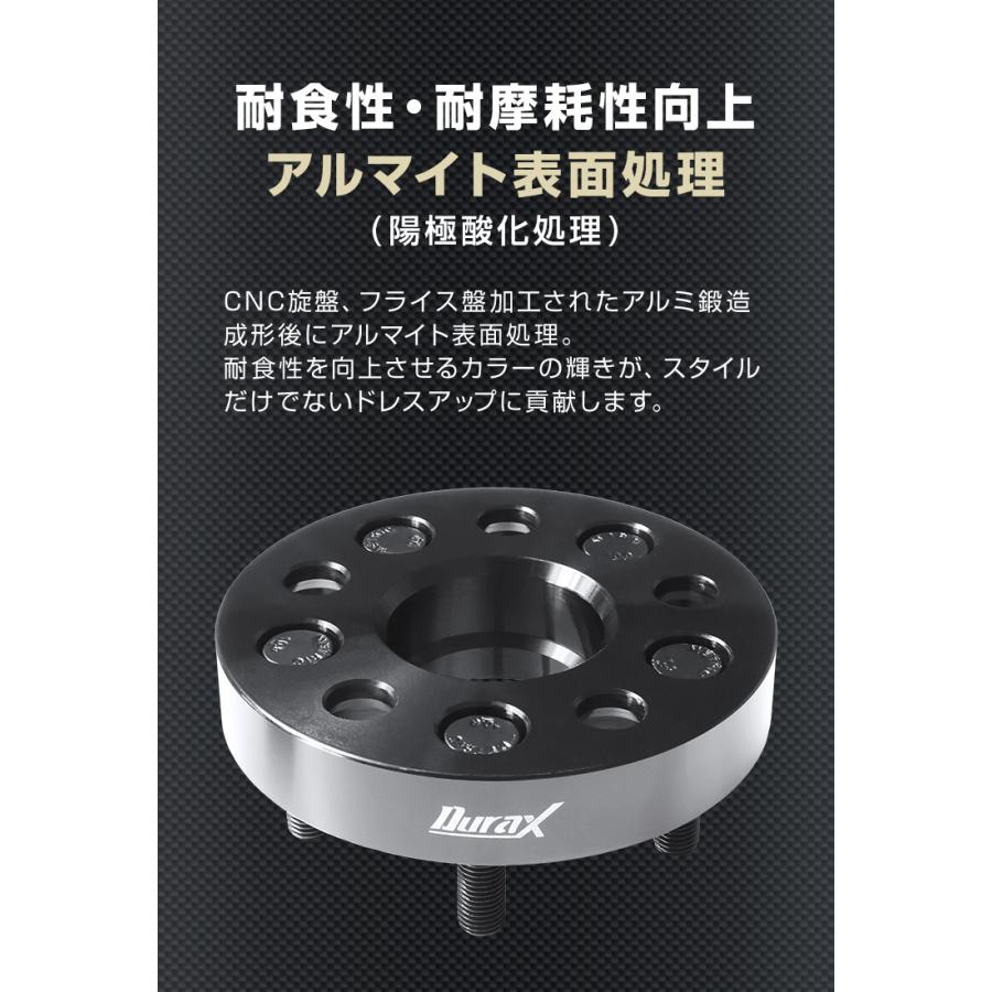 ホイールスペーサー 114.3 5H P1.5 15mm4つセット Durax（デュラックス） スペーサー ホイールスペーサー ハブ付き 15mm