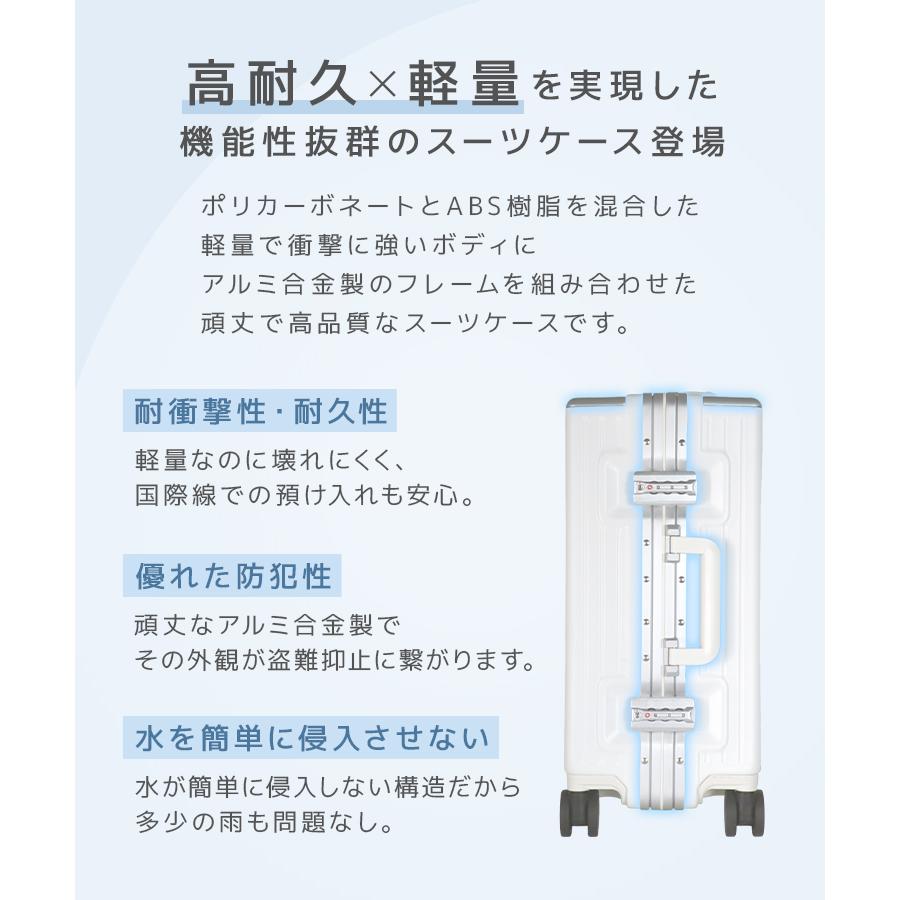 スーツケース 機内持ち込み フロントオープン USBポート Sサイズ キャリーバッグ 軽量 キャリーケース TSAロック おしゃれ 多機能 旅行 2泊3日 二泊 | WEIMALL | 05