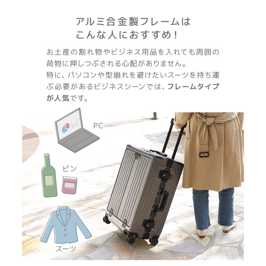 WEIMALL（ウェイモール） スーツケース フロントオープン USBポート M