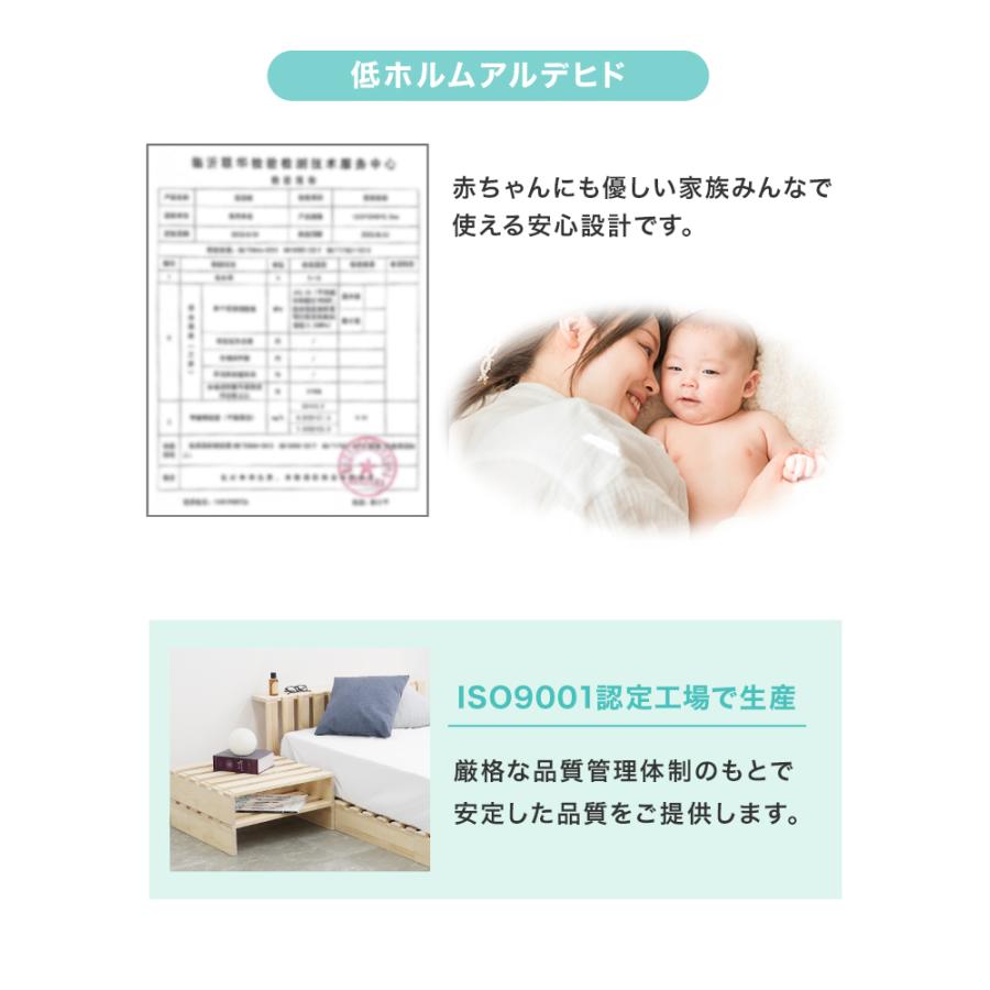 べッド すのこ パレットベッド すのこベッド分割式すのこベッド ベッドフレーム おしゃれ パレット 4枚 正方形 追加購入用 ローベッド 木製 木製パレット diy | WEIMALL | 17