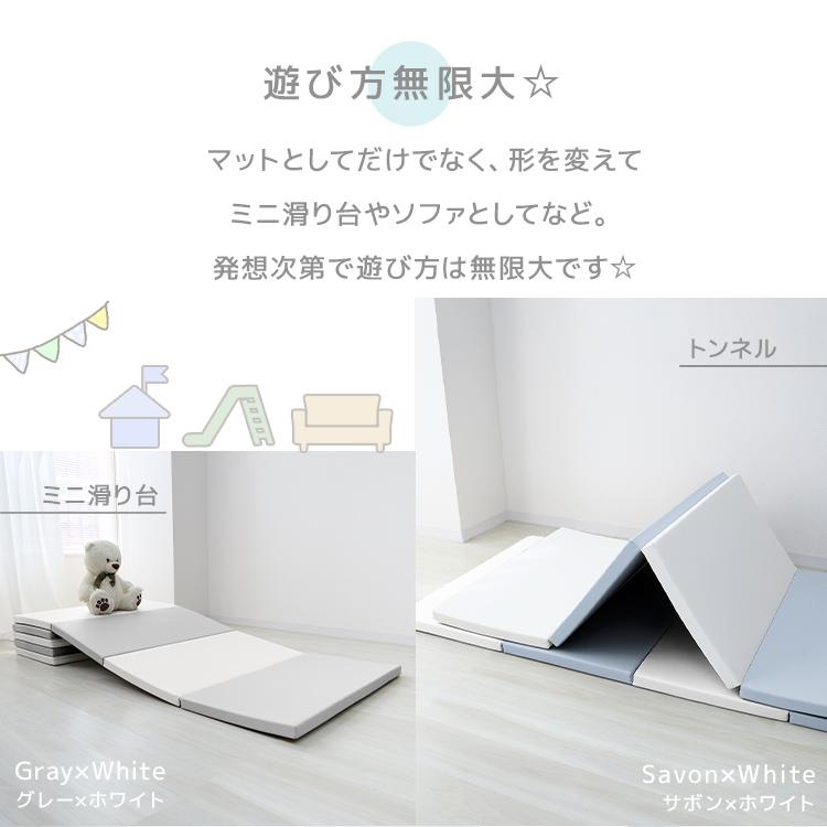 WEIMALL プレイマット ベビーマット 厚手 軽量 折りたたみ 体操マット