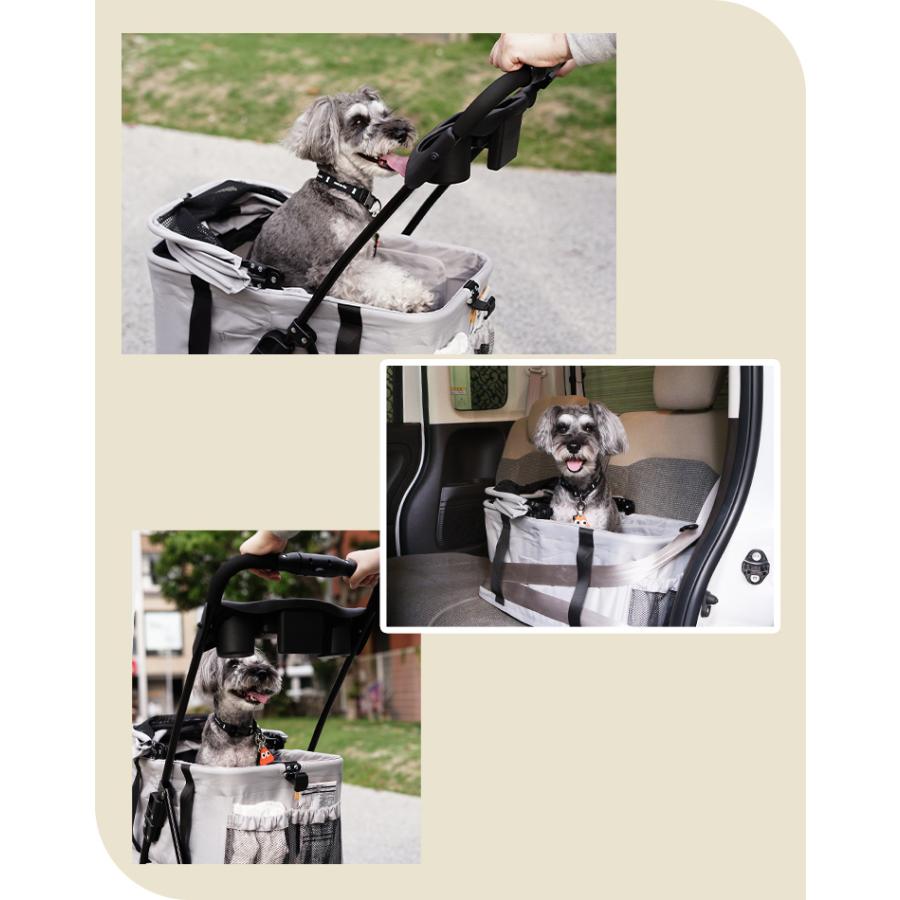 WEIMALL ペットカート 取り外し可能 分離式 折りたたみ 軽量 耐荷重