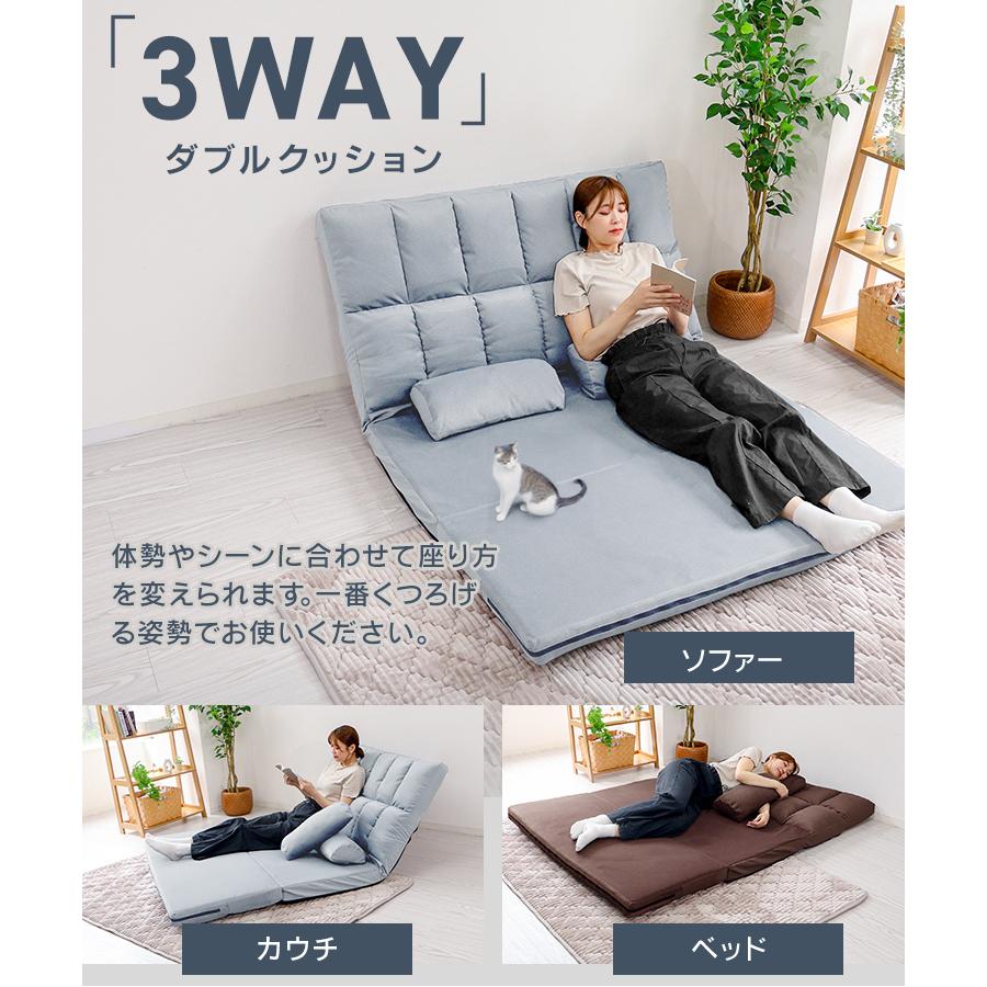 WEIMALL ソファーベッド 2人掛け ソファベッド ローソファー