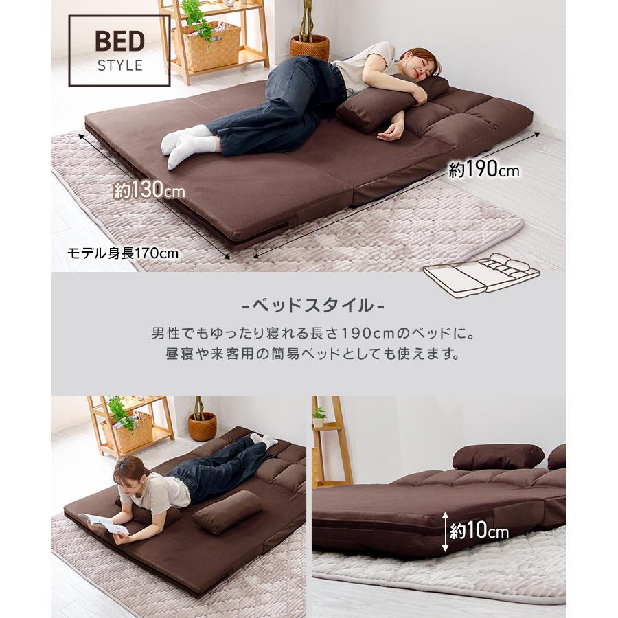 WEIMALL（ウェイモール） ソファーベッド 2人掛け ソファベッド ロー