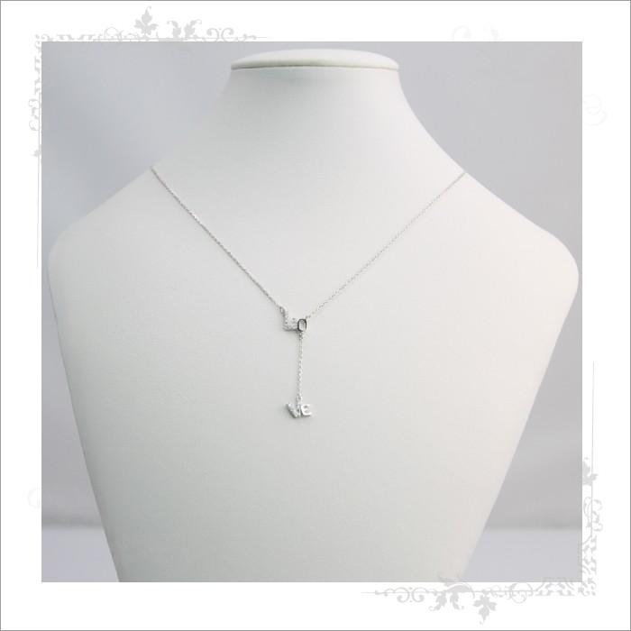 clover（クローバー） ラブ シルバー ネックレス ロゴ 送料無料