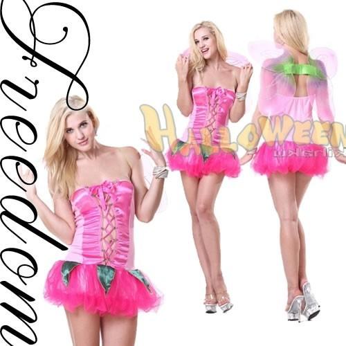 セール Sale ハロウィン ティンカーベル 妖精 ディズニー 羽根付き コスプレ 衣装 鮮やかピンク色のティンカーベル妖精コスチューム Khcos397 スーツドレスカジュアルフリーダム 通販 Yahoo ショッピング