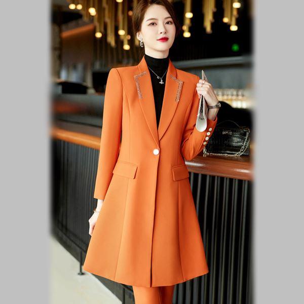 大きいサイズ スーツ ビジネス ol 卒業式 入学式 大人気のロング丈