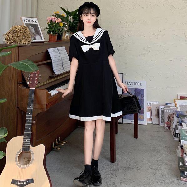 大きいサイズ セーラー服 セーラー ワンピース コスプレ 衣装 可愛いアイドル系 セーラー服デザインのワンピコスチューム セール サイズ 4l L 2l 3l 5l 送料無料限定セール中