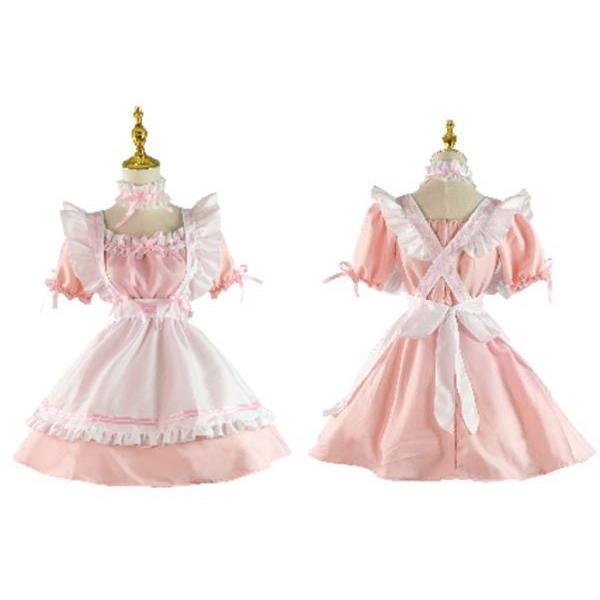 大きいサイズ コスプレ 衣装 メイド エプロン メイド服 メイドカフェ