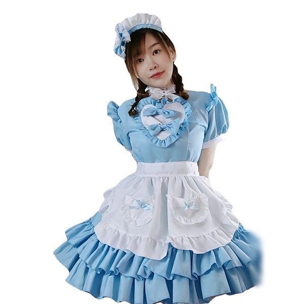 コスプレ 衣装 メイド エプロン メイド服 メイドカフェ 可愛いフリフリロリータ系 ハートモチーフメイド服コスチューム S M L 2l 3l サイズ セール Yoroc196 S スーツドレスカジュアルフリーダム 通販 Yahoo ショッピング