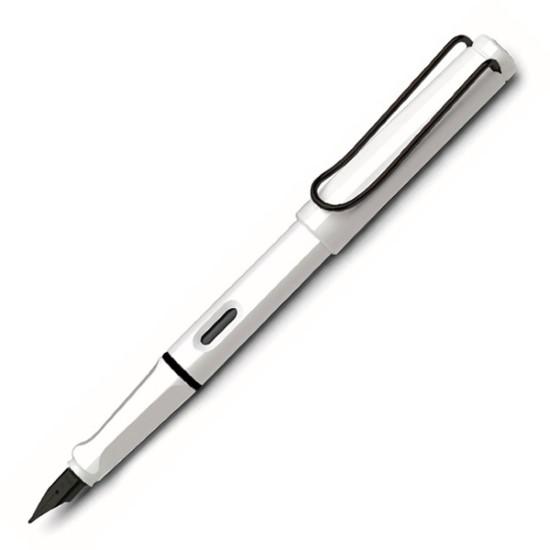 LAMY（ラミー） サファリ 万年筆 特別限定モデル ホワイト ブラック