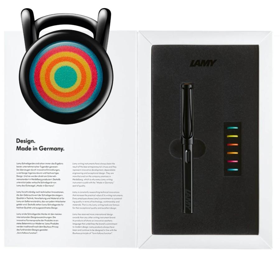 LAMY（ラミー） サファリ 万年筆 オールブラック マルチリングセット