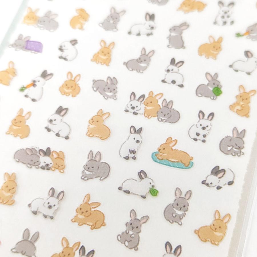 プチフワステッカー うさぎ 81875 Usagi (ご注文金額900円以上送料無料