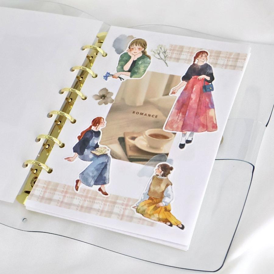 アミ ステッカー 水彩ガール suisai girl マインドウェイブ (ご注文